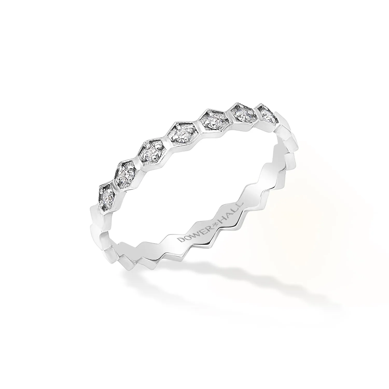 14k Brancusi Eternity Narrative Ring