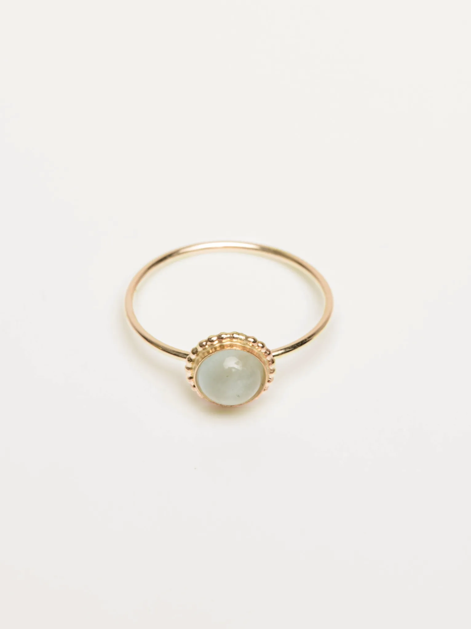 Able Aquamarine Halo Ring