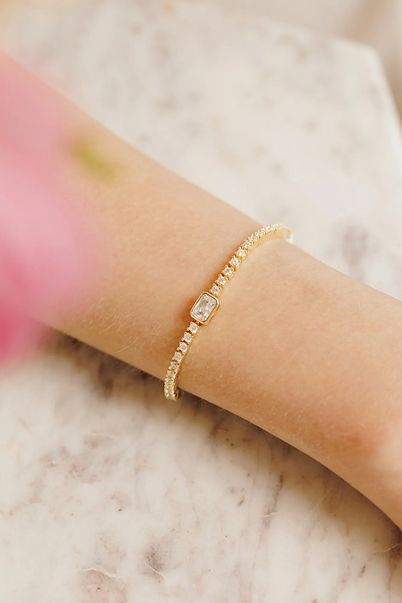 Amelia Brilliant Cut Tennis Bracelet