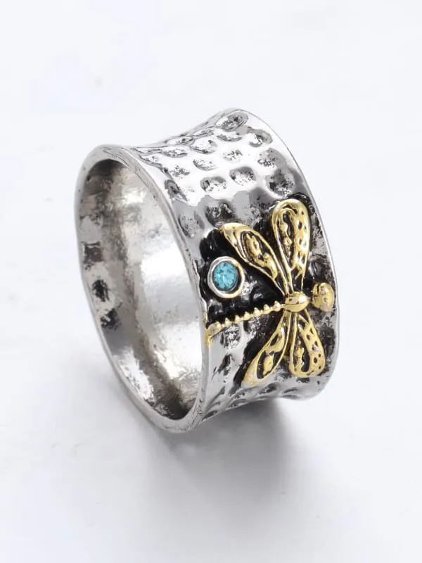 Aquamarine Insect Ring