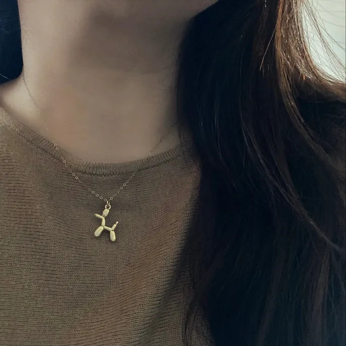 Balloon Dog Necklace
