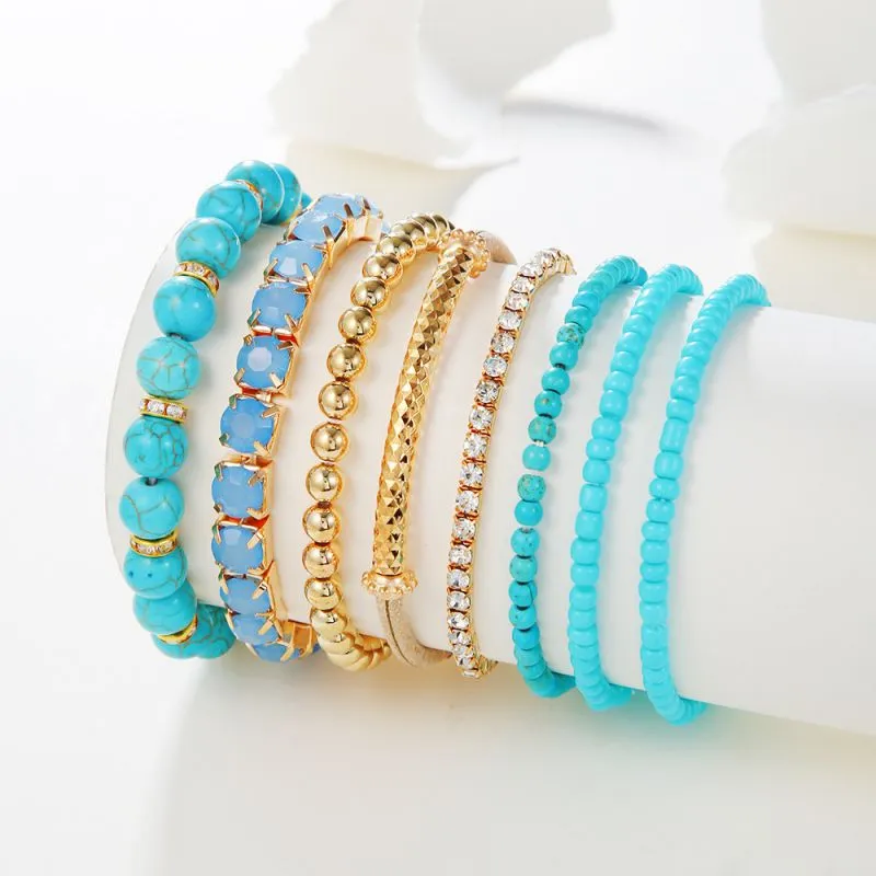 Bohemian Beaded Bracelet Set