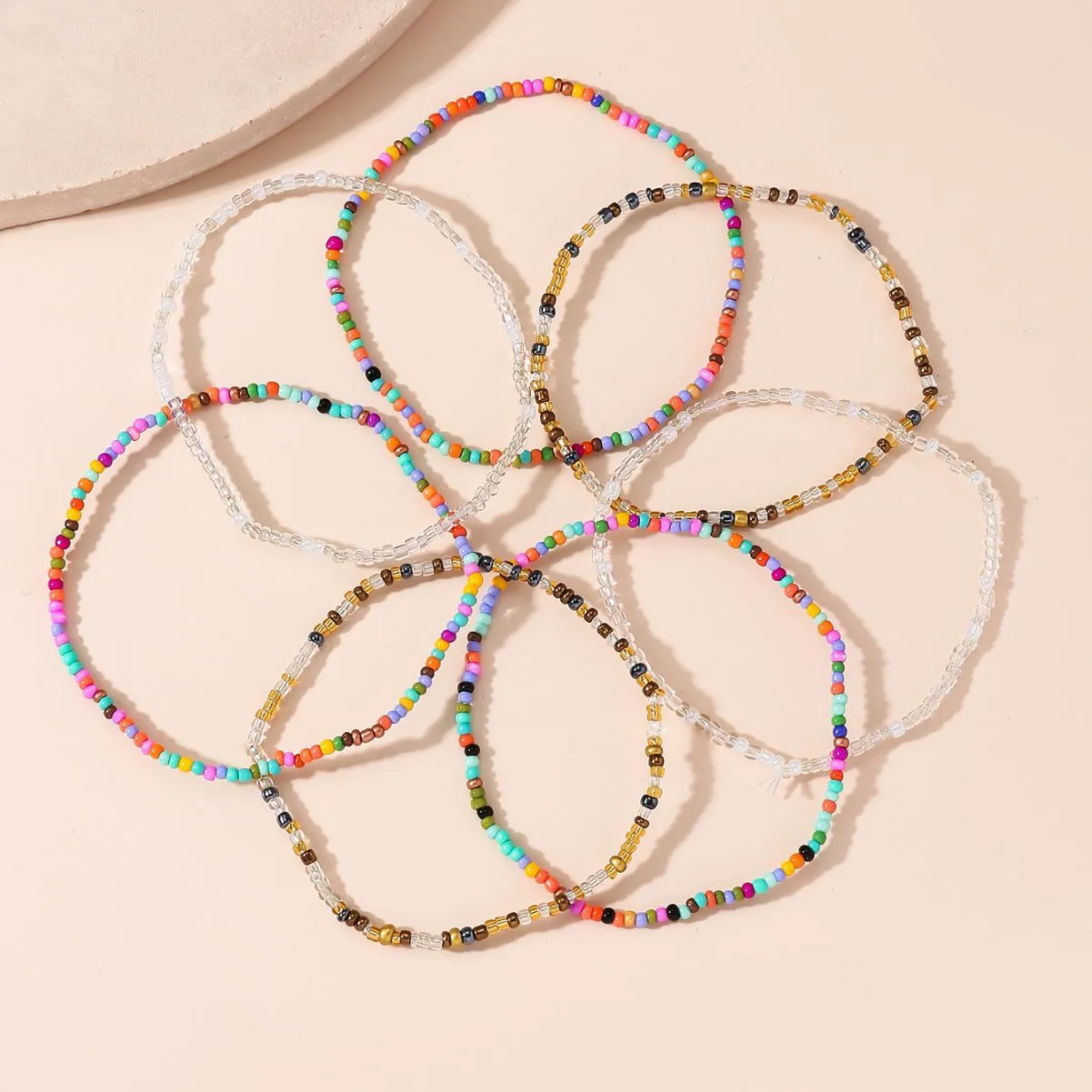 Bohemian Geometric Beaded Bracelets