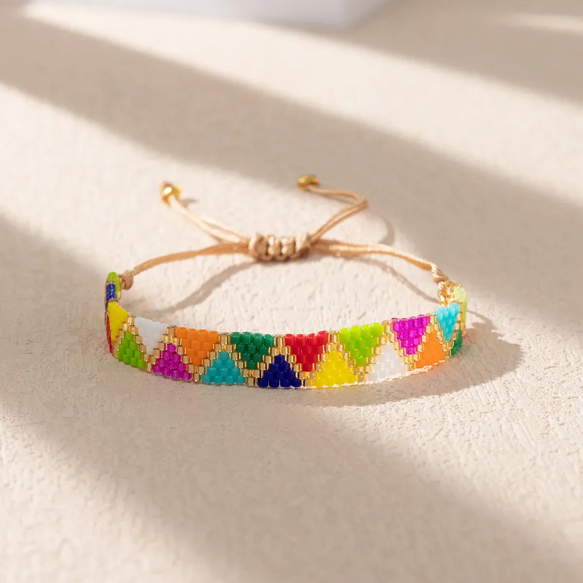 Bohemian Multicolor Beaded Bracelets