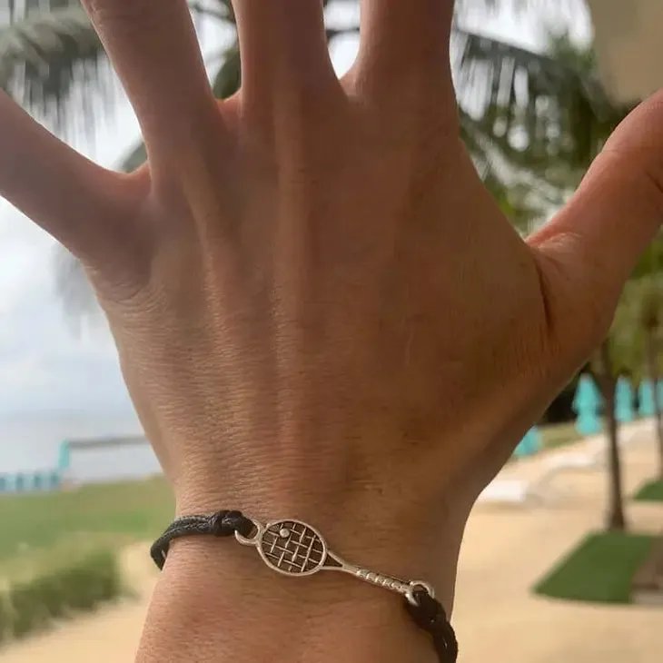 Born to Rally Tennis Rope Bracelet