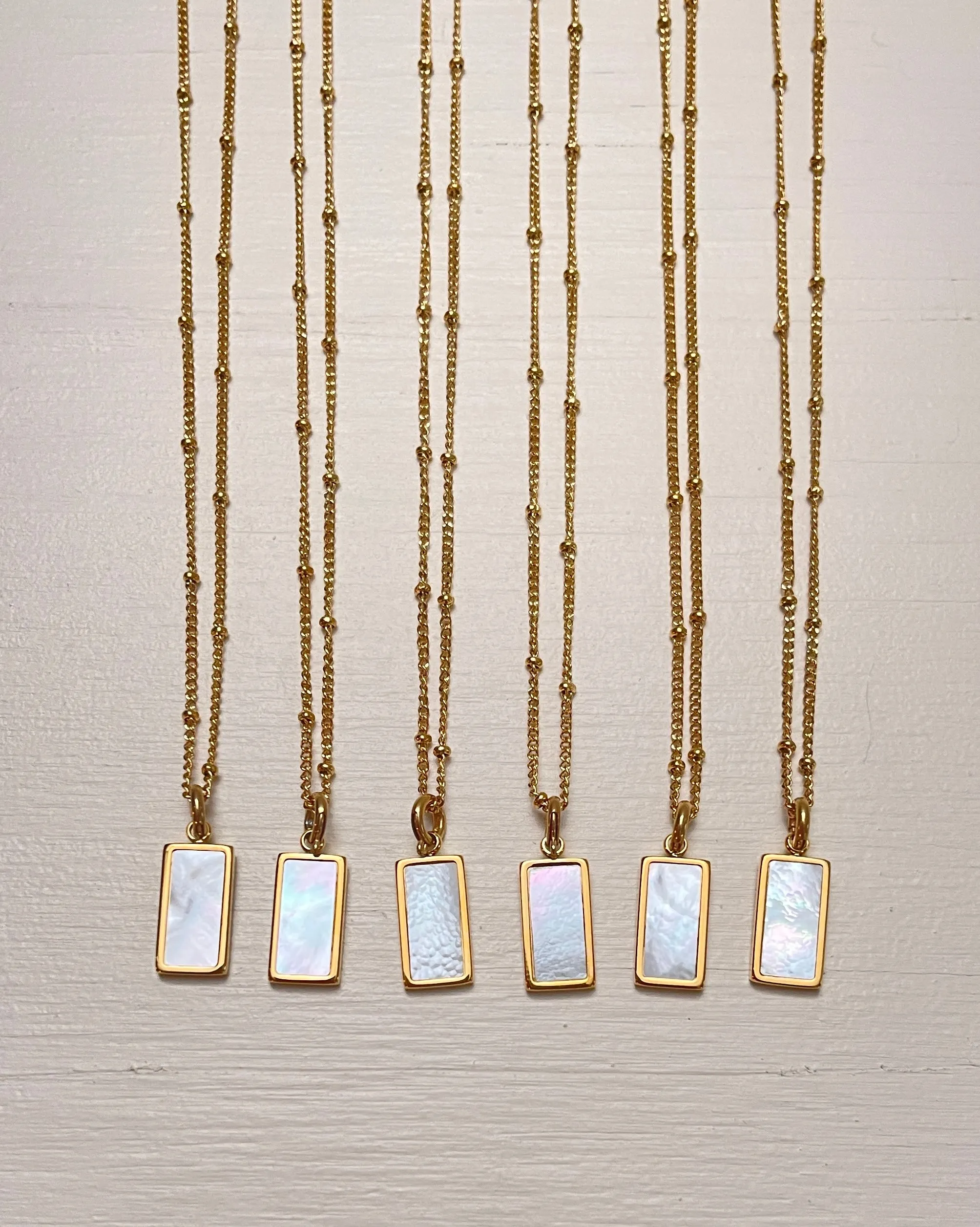 Camilia Necklace | White Shell