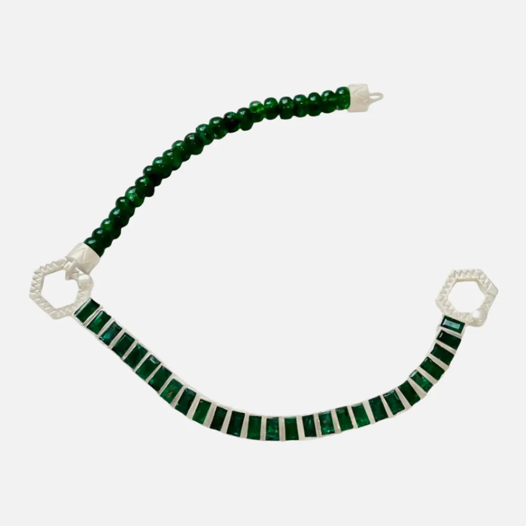Chameleon Bracelet, Emerald