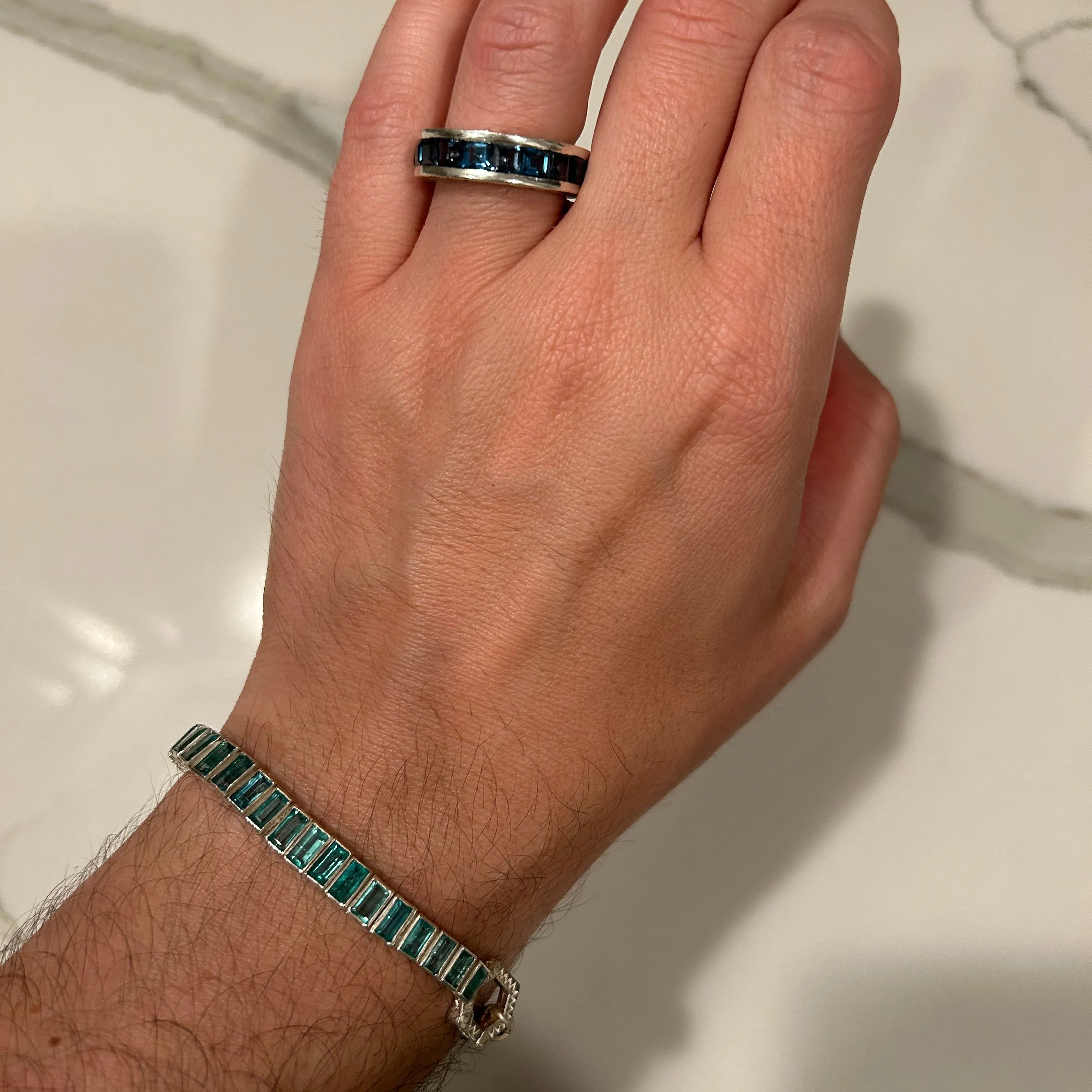 Chameleon Bracelet, Emerald