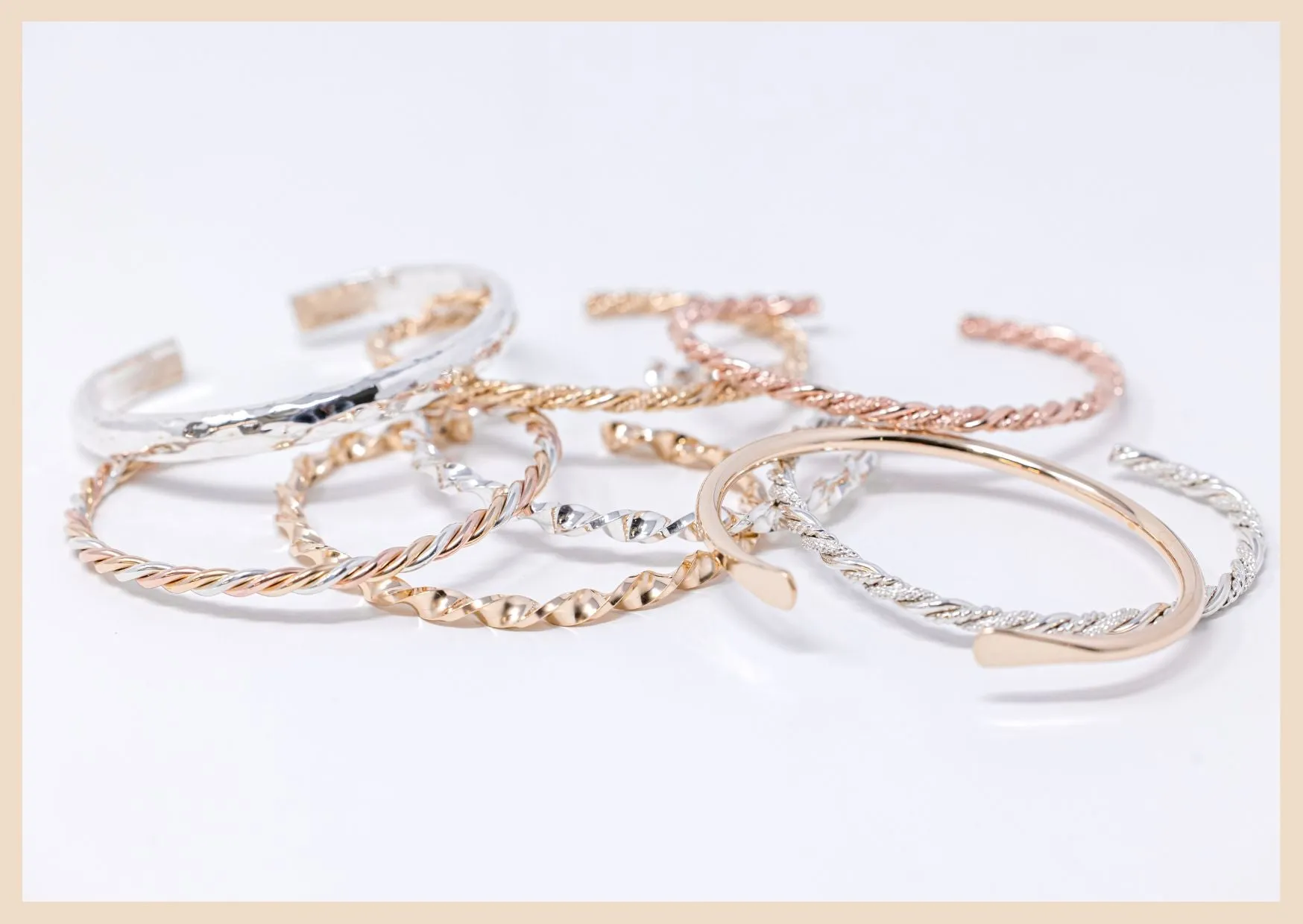 Classic Gold Bangle Cuff Bracelet