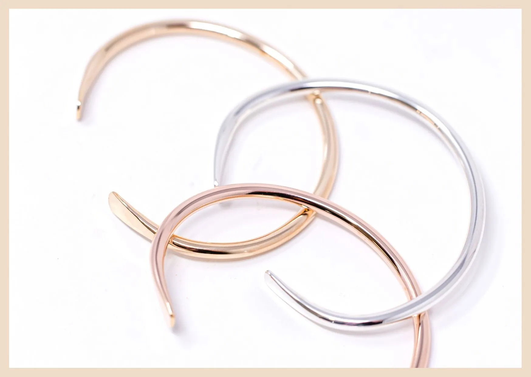 Classic Gold Bangle Cuff Bracelet