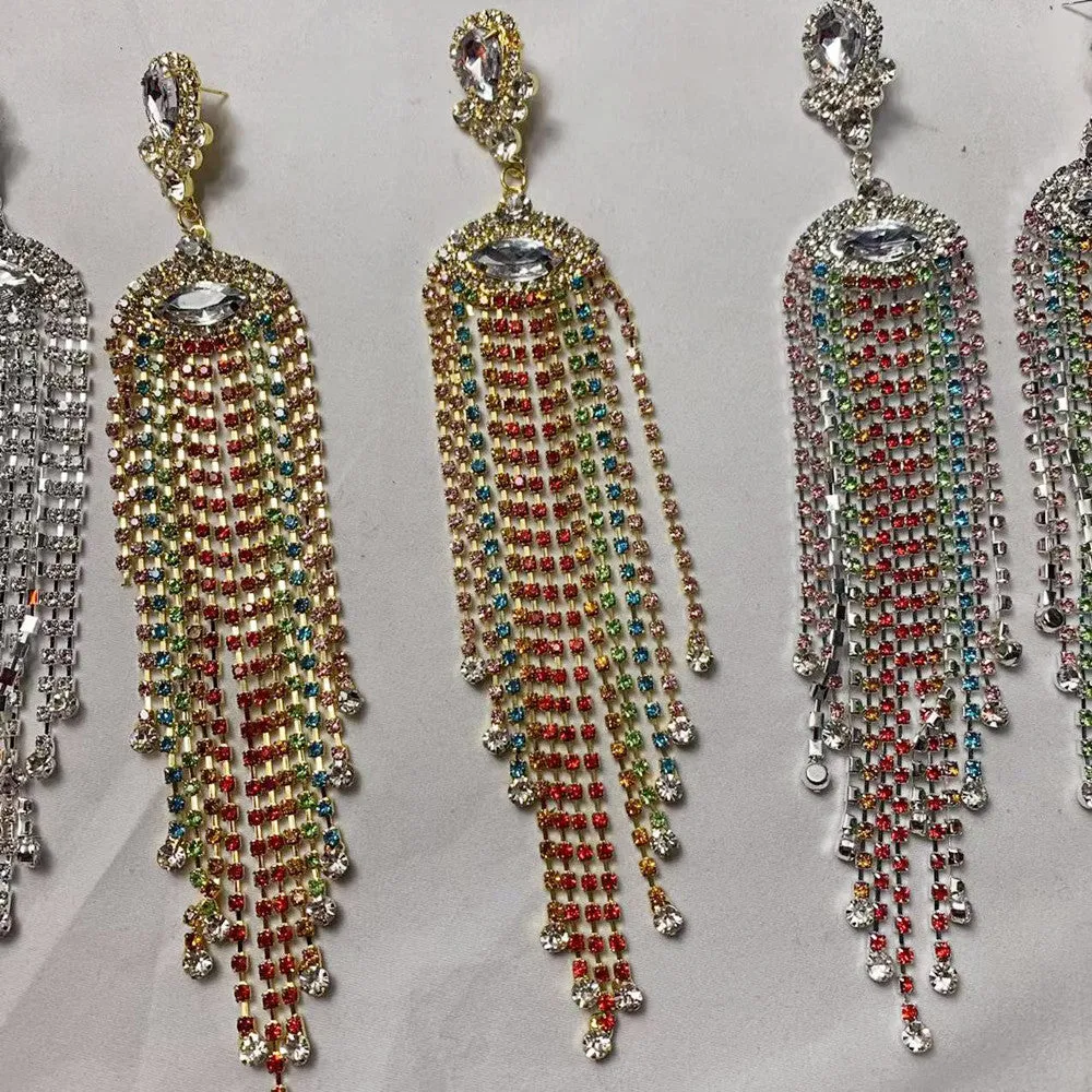 Colorful Crystal Earrings