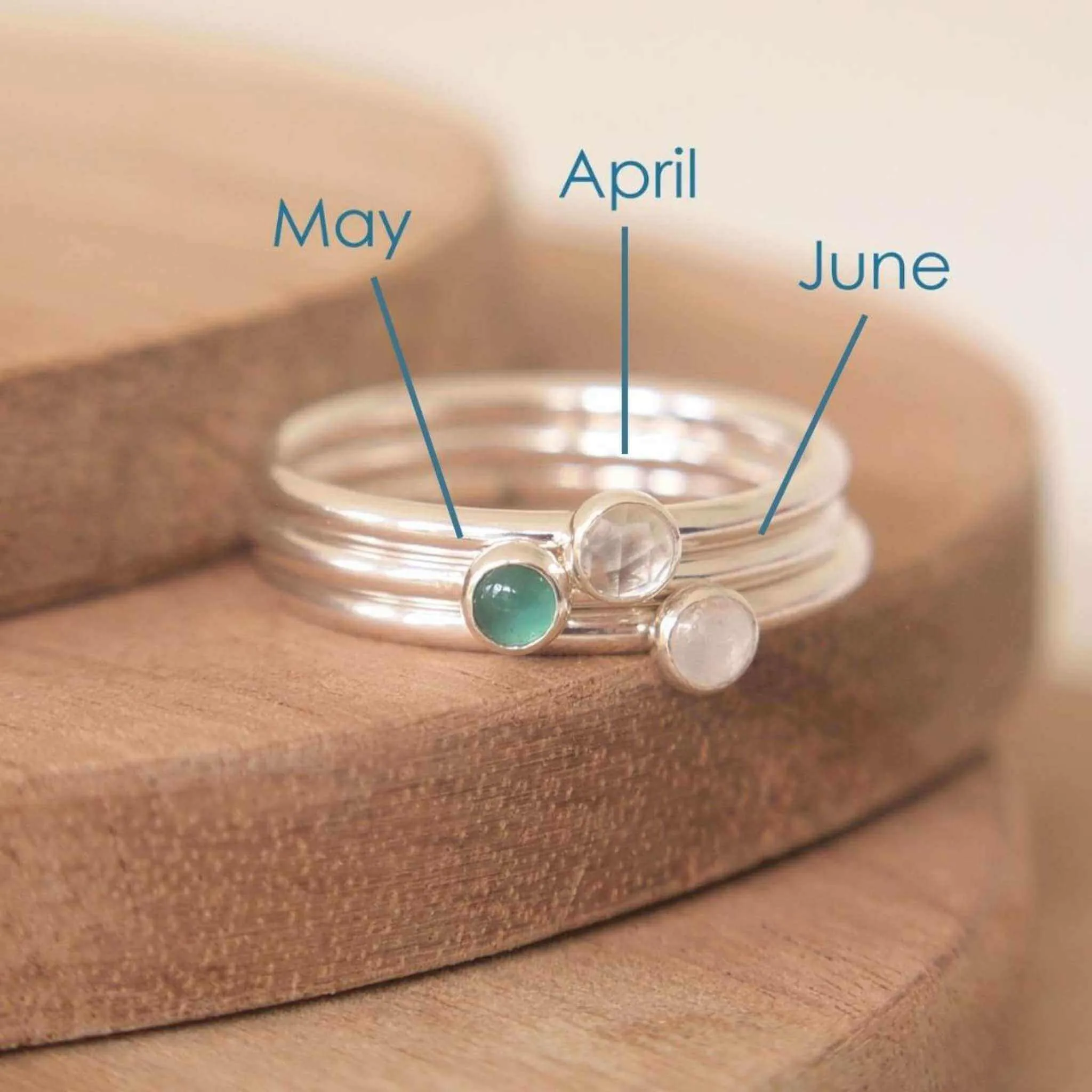 Create your own Birthstone Set - Four Birthstones