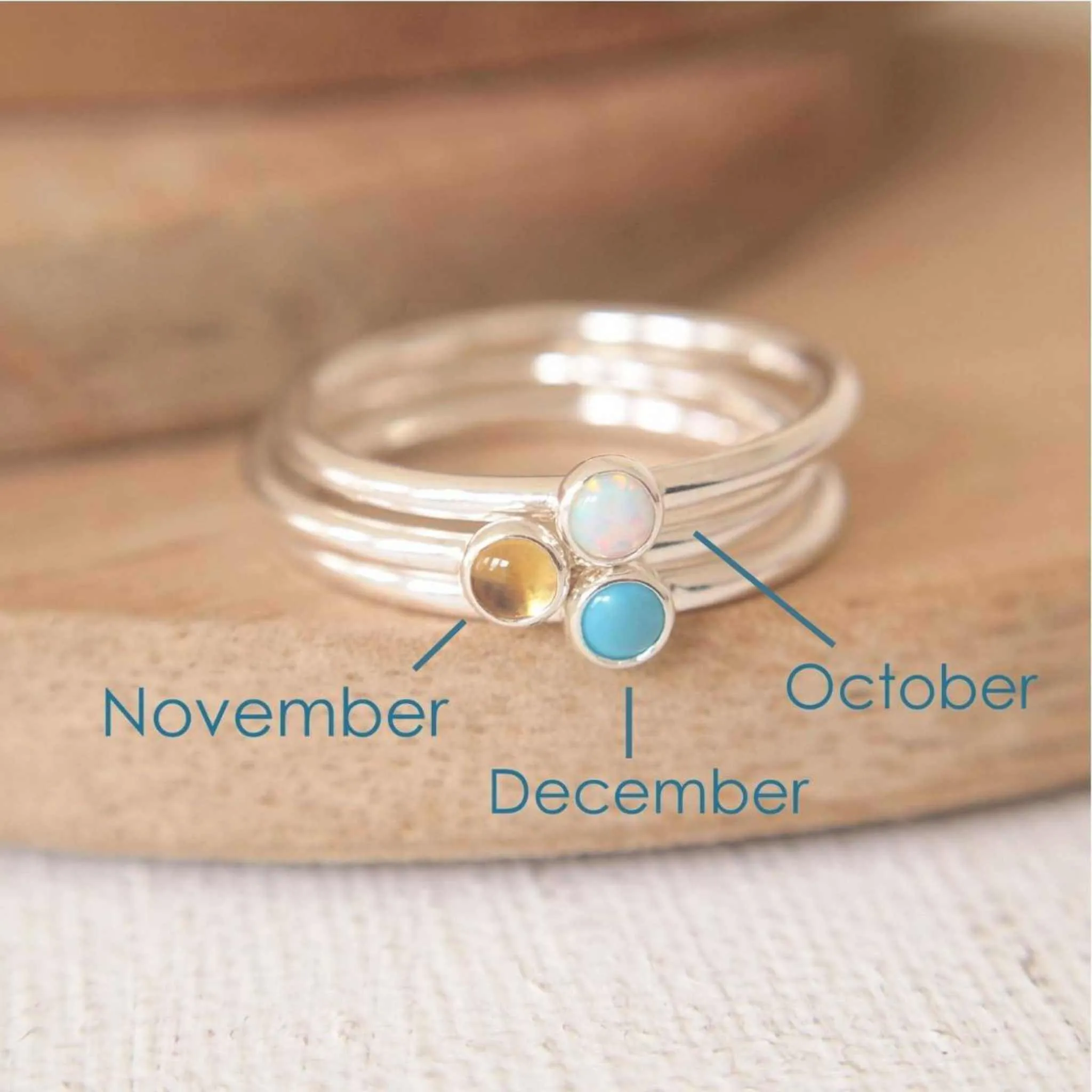 Create your own Birthstone Set - Four Birthstones