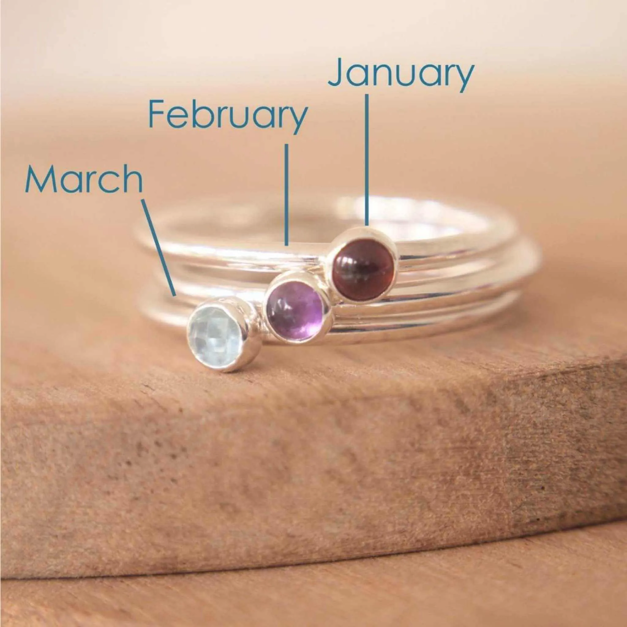 Create your own Birthstone Set - Four Birthstones