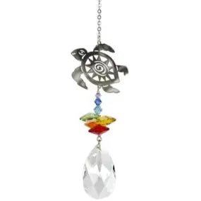 Crystal Fantasy Turtle Suncatcher, 17
