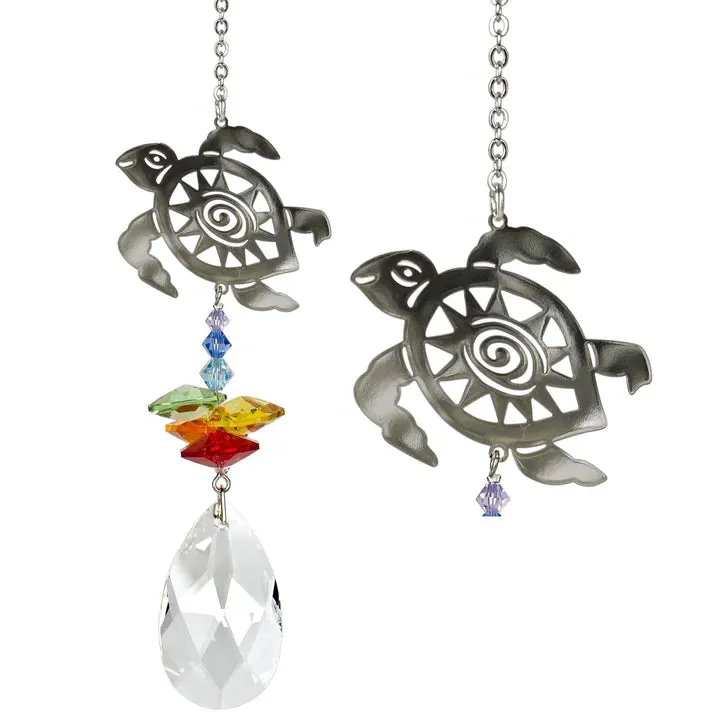 Crystal Fantasy Turtle Suncatcher, 17