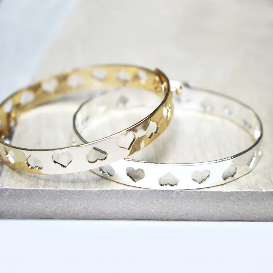 Cut Out Heart Cuff