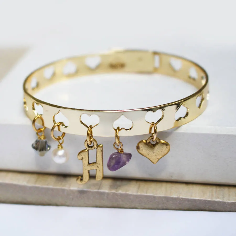 Cut Out Heart Cuff