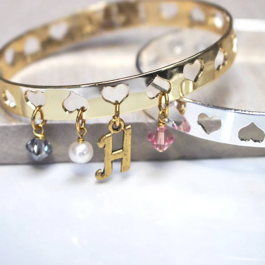 Cut Out Heart Cuff