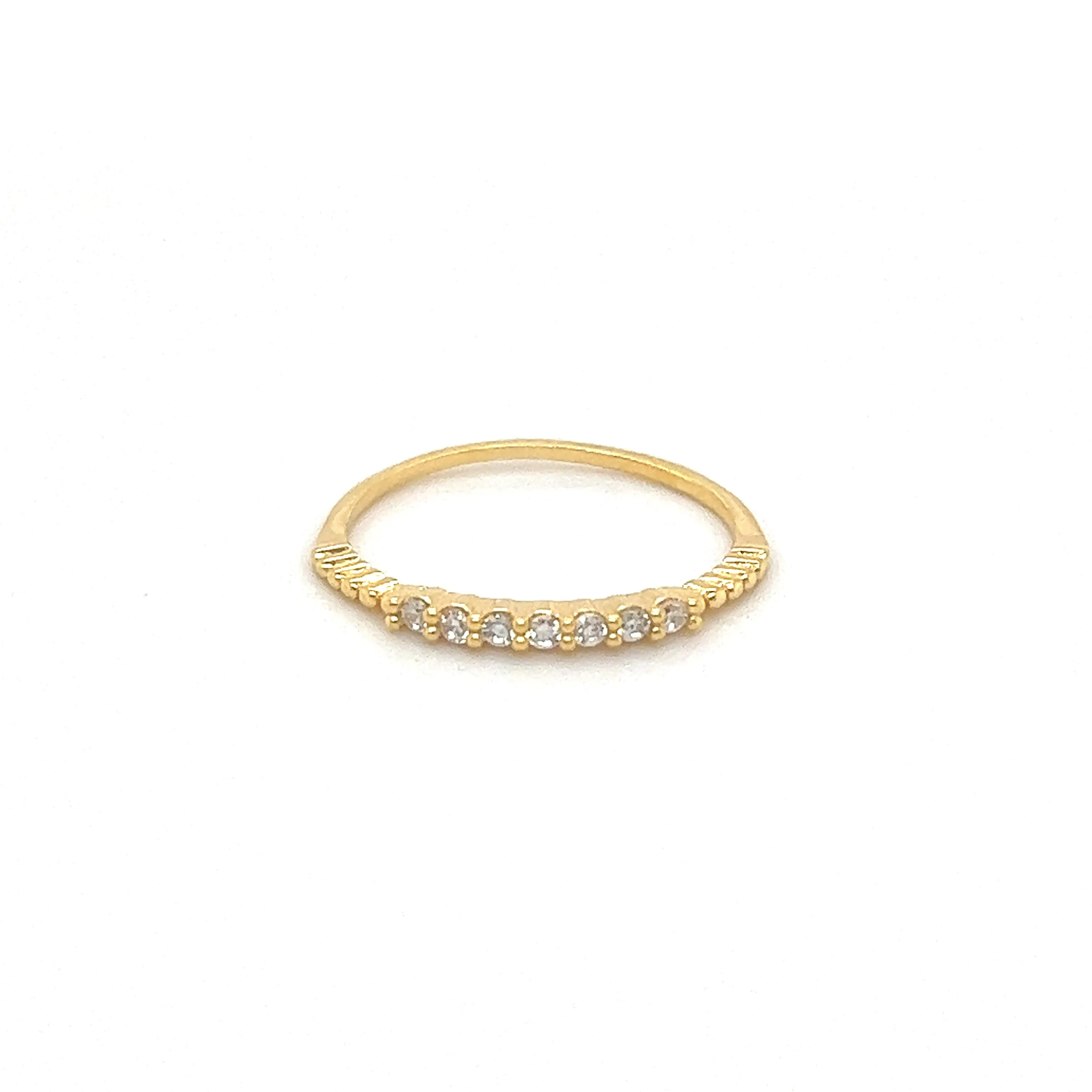 Delicate Cubic Zirconia Stackable Ring