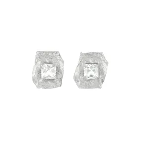 Deti White Sapphire Argenti Earrings