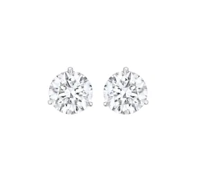 Diamond Stud Earrings, 6 CT