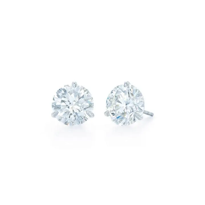 Diamond Stud Earrings Platinum Earrings