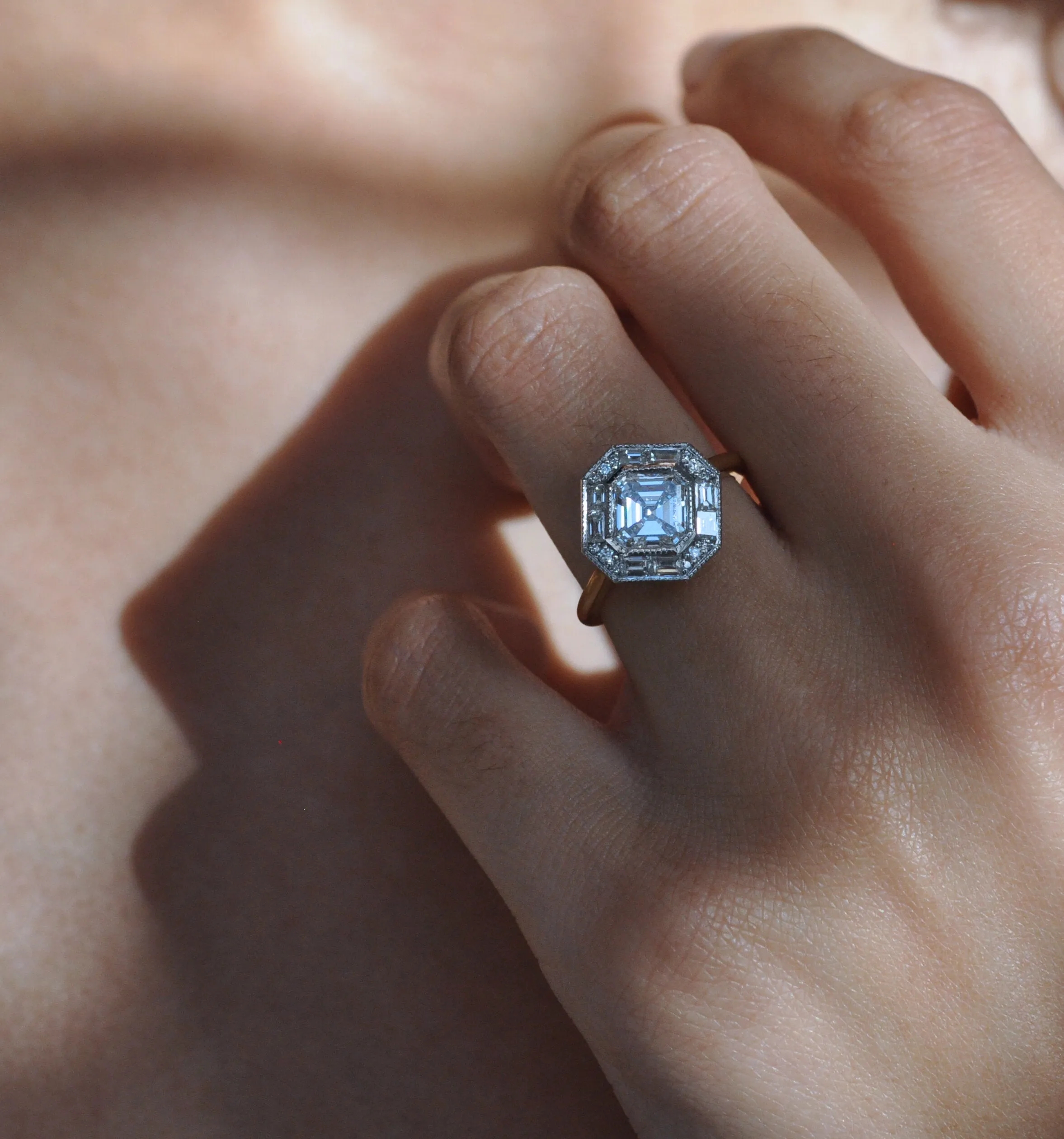 Edith Asscher Cut Engagement Ring