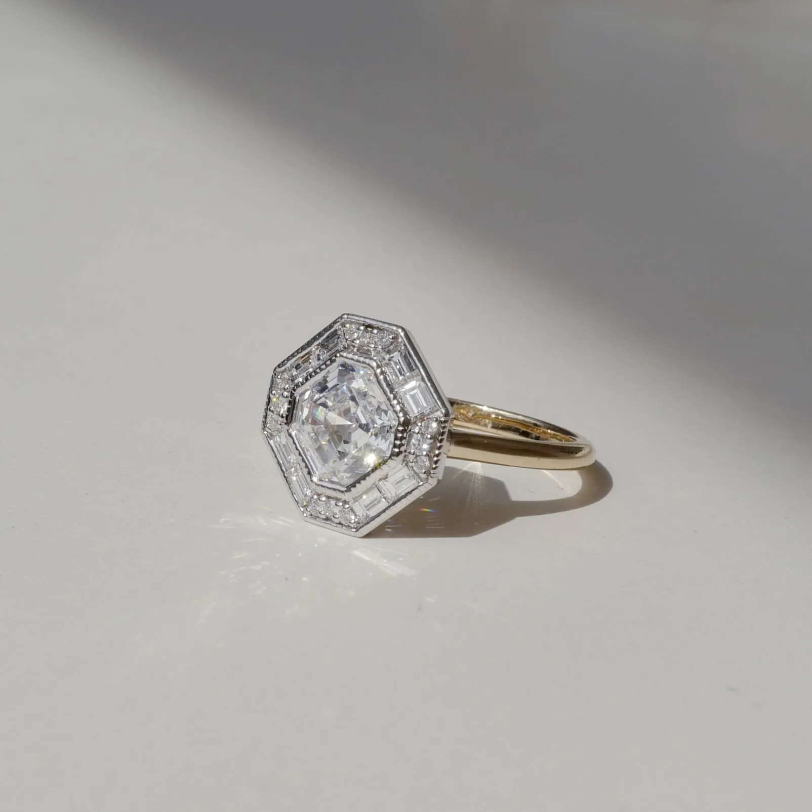 Edith Asscher Cut Engagement Ring