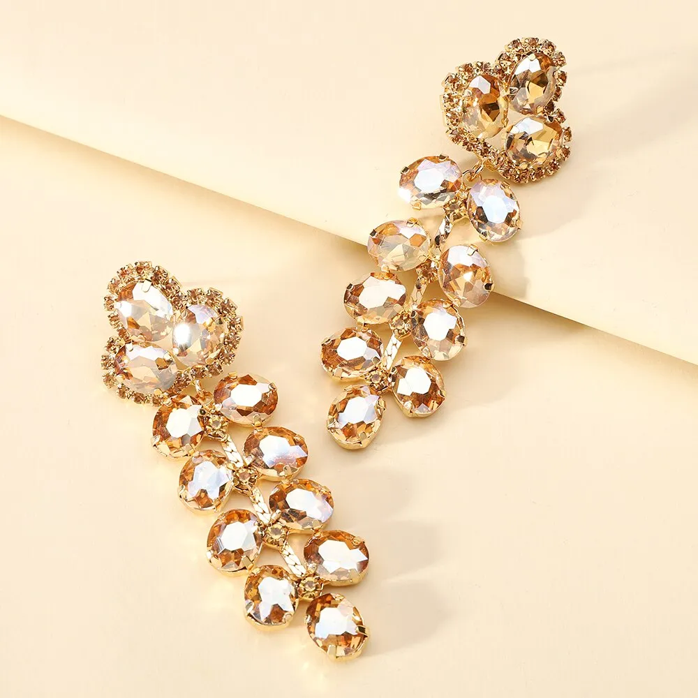 Fahion Crystal Dangle Earrings For Women