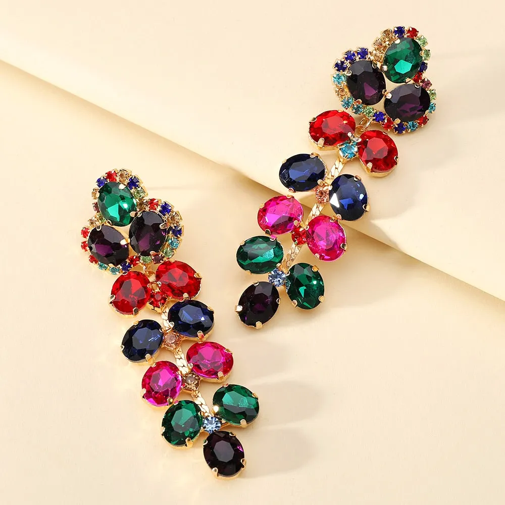 Fahion Crystal Dangle Earrings For Women