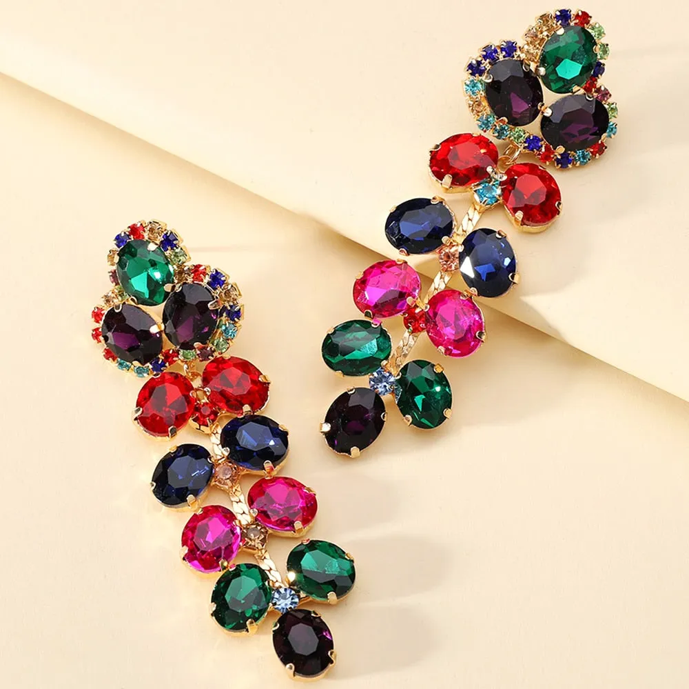 Fahion Crystal Dangle Earrings For Women