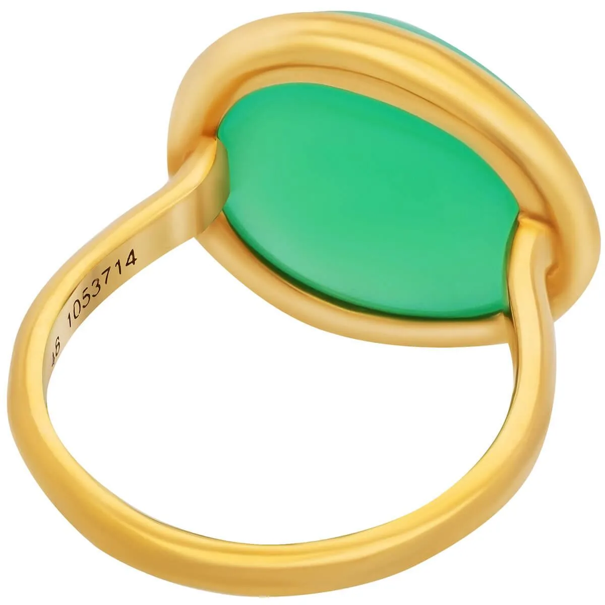 Fred of Paris Women's Ring - Belles Rives Chrysoprase Gem, Size 3.75 | 4B0810-046