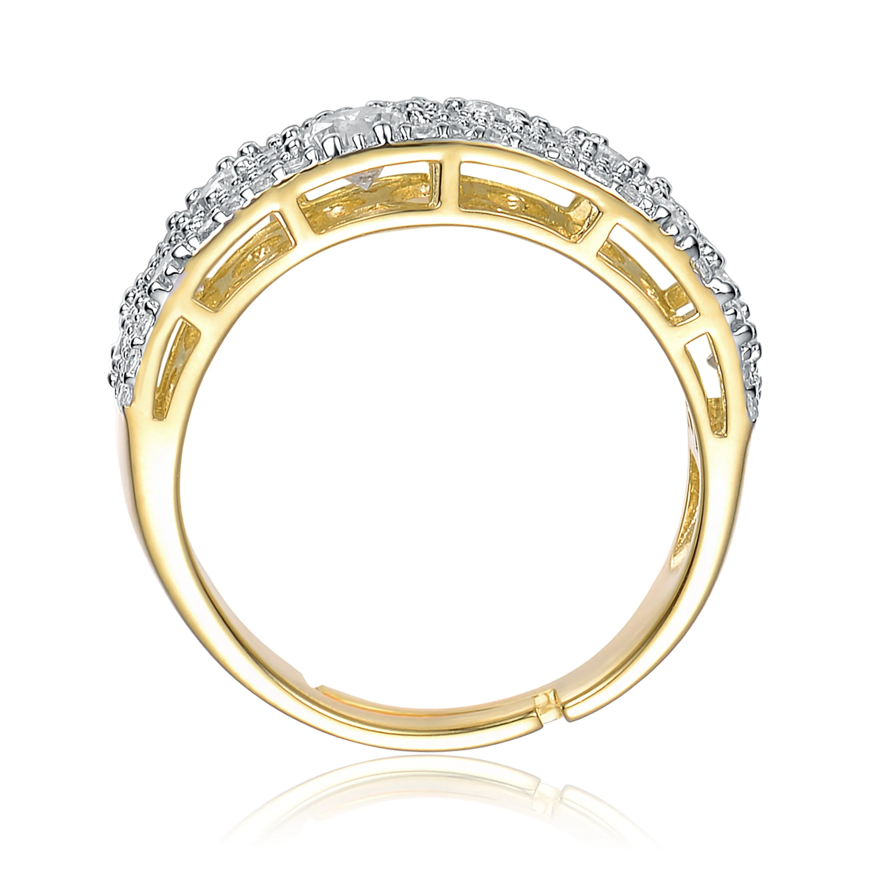 Gabrielle Pave Band Ring