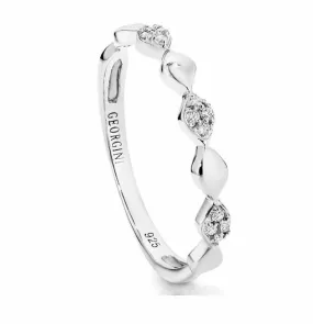 Georgini Aurora Band Silver Size 9