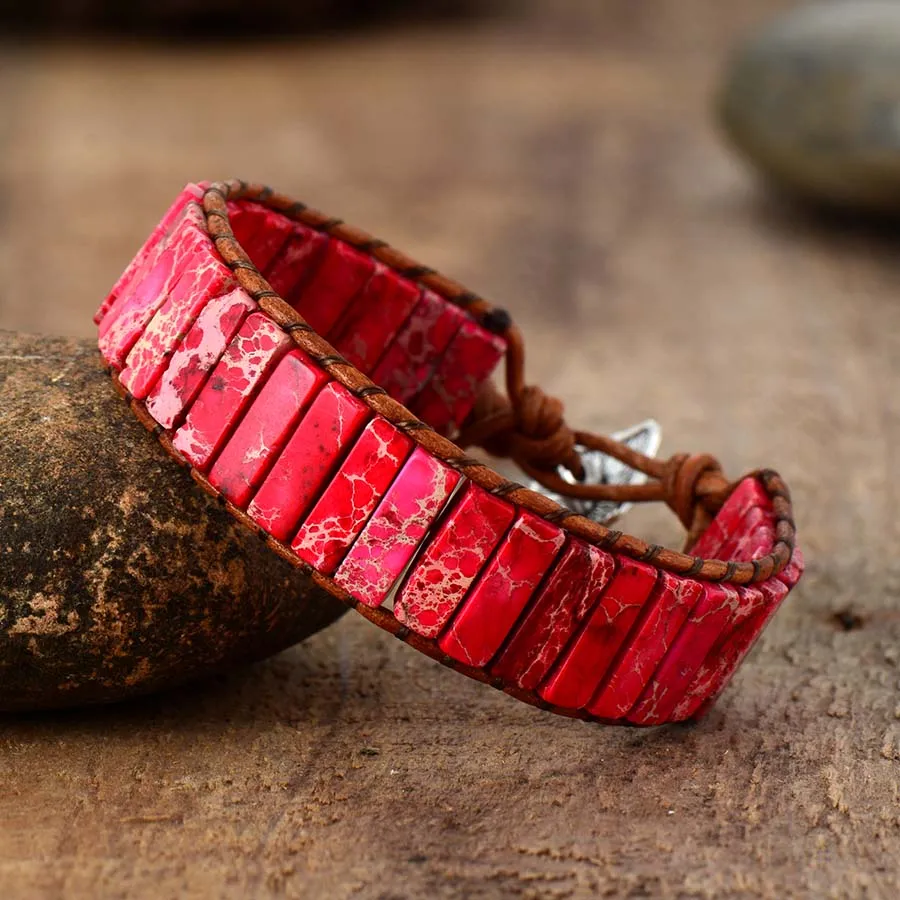 Handmade Multi Color Natural Stone strand Bracelets, Evoke your inner Chakra