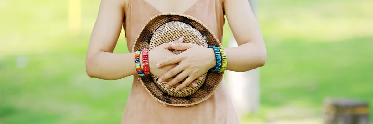 Handmade Multi Color Natural Stone strand Bracelets, Evoke your inner Chakra