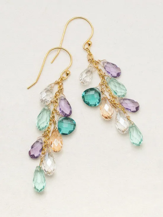 Holly Yashi Lorelei Cluster Earrings - Seashore