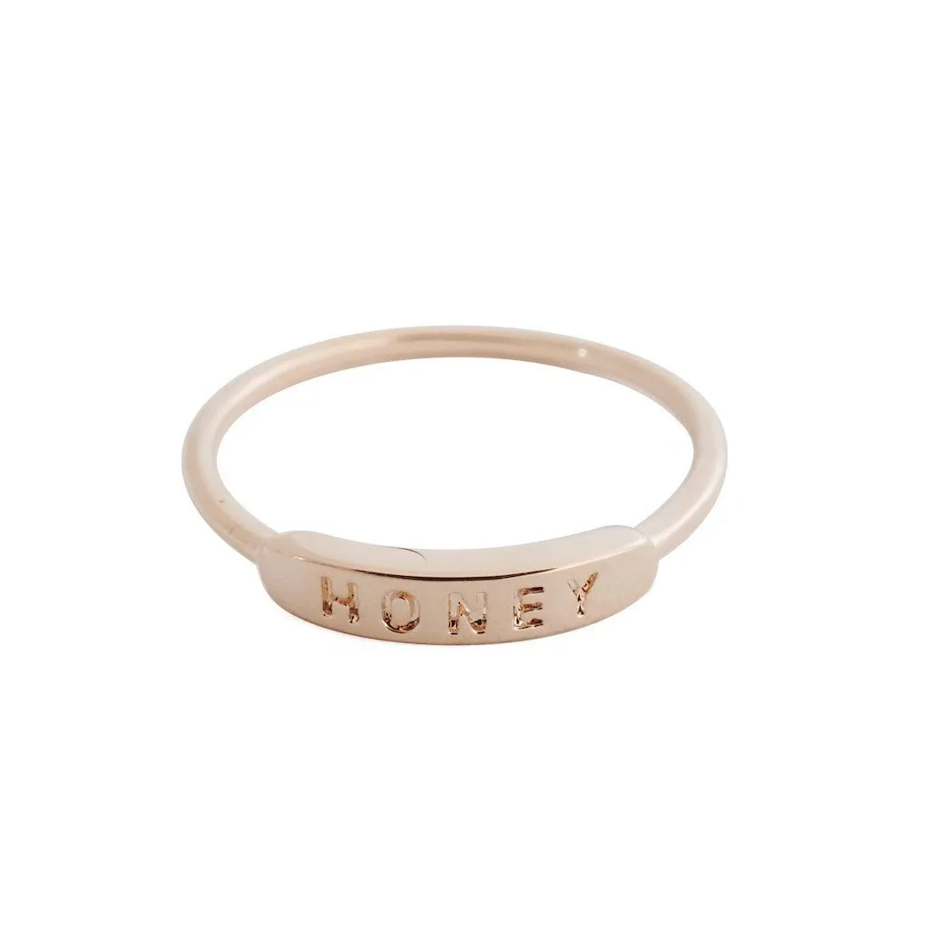 HONEY Imprint Ring - Final Sale