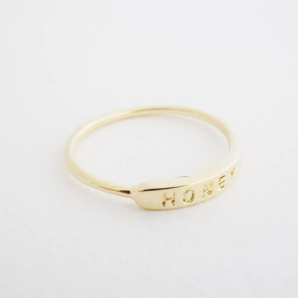 HONEY Imprint Ring - Final Sale