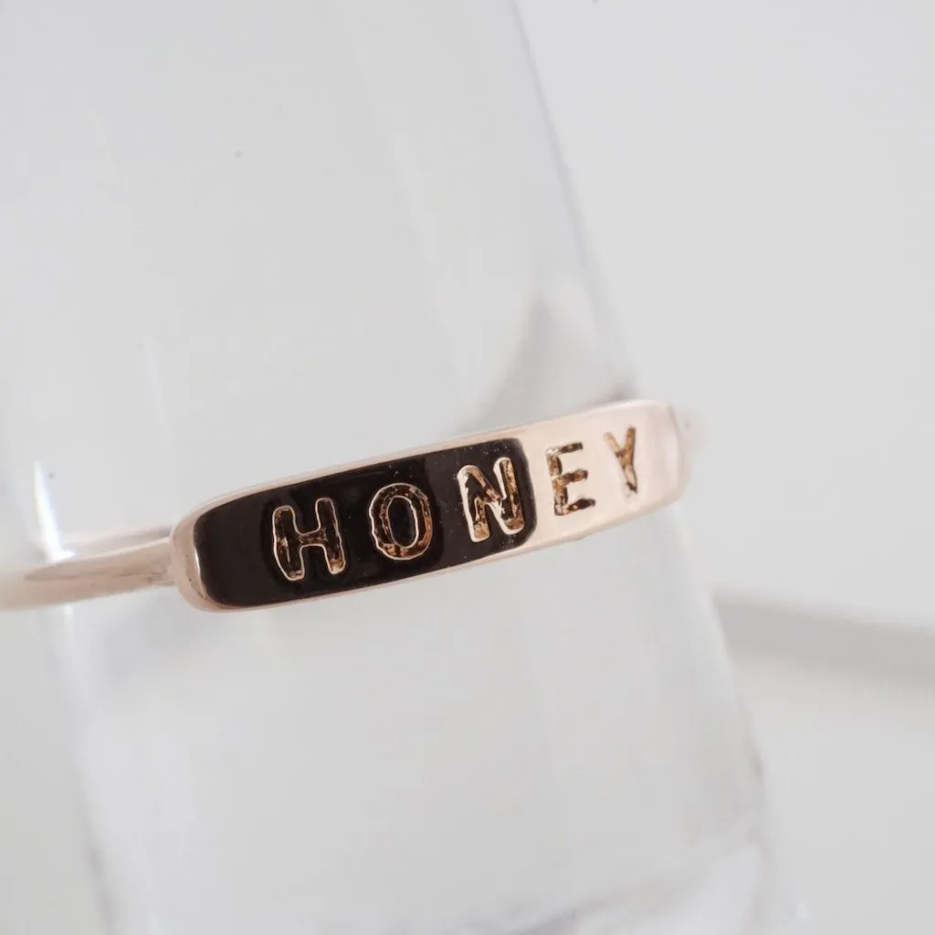 HONEY Imprint Ring - Final Sale