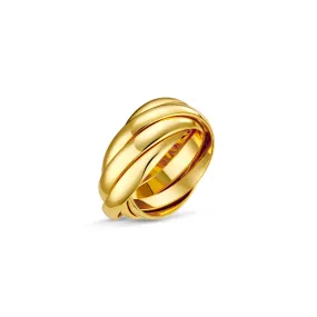 Interlocking Rings - Gold