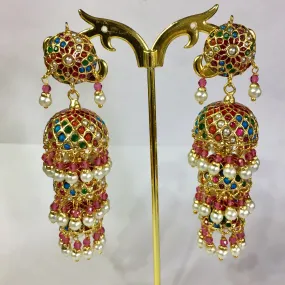 Jadau earrings 455335
