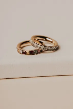 Jewel Ring Set in Multicolor
