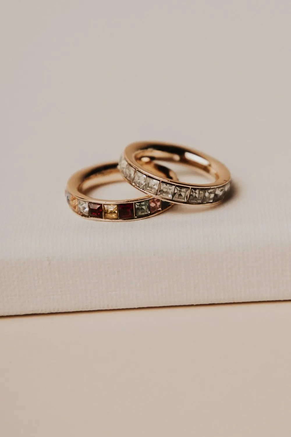 Jewel Ring Set in Multicolor