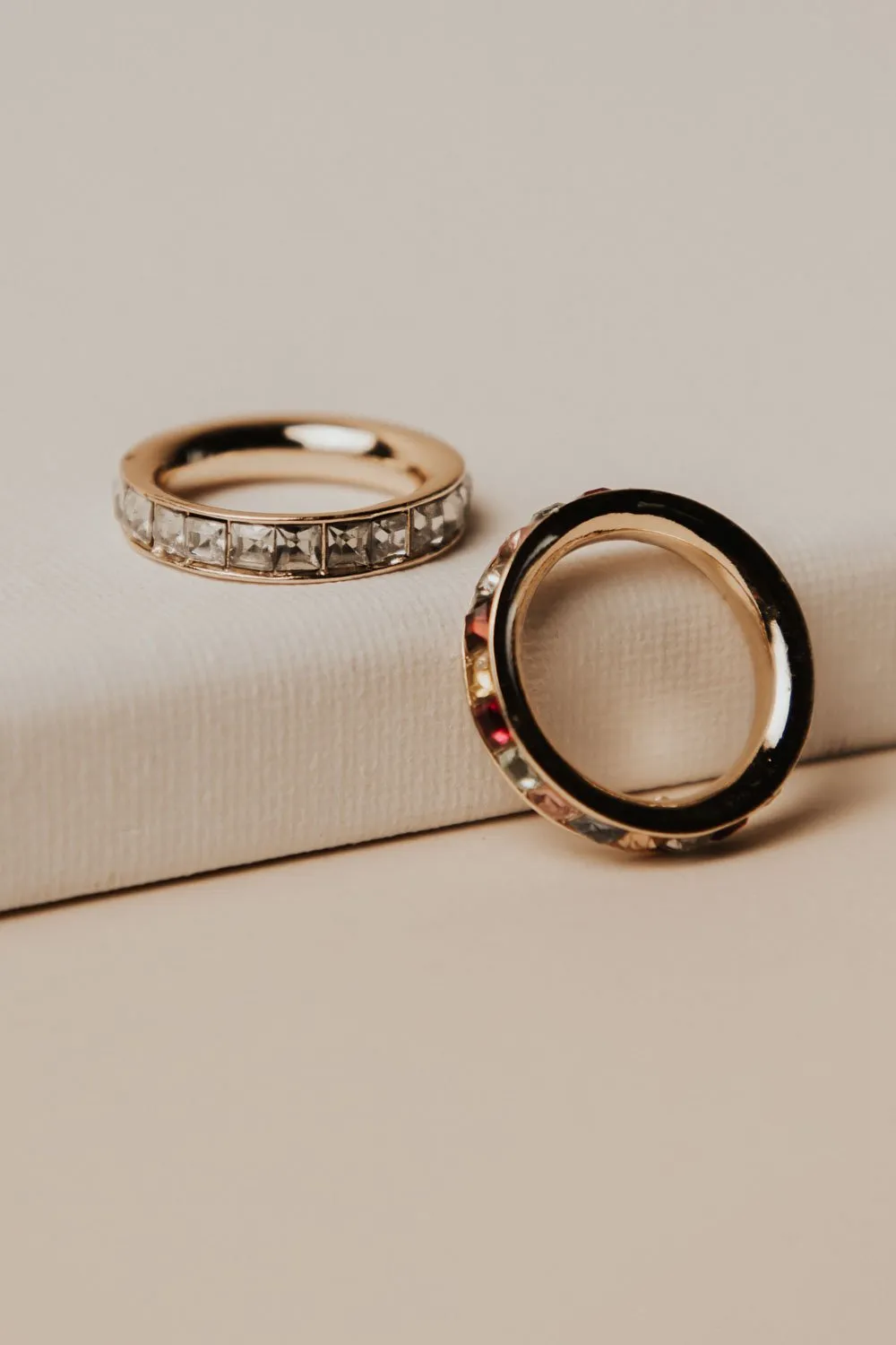 Jewel Ring Set in Multicolor