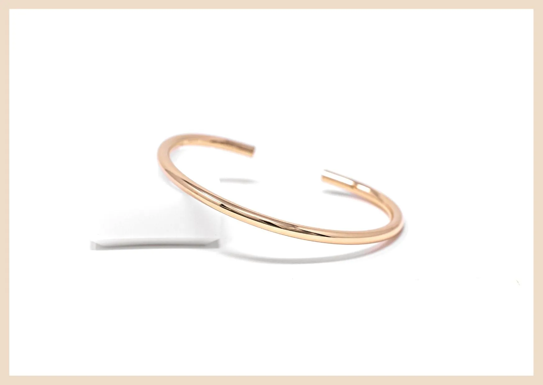 Journey Gold Bangle Cuff Bracelet