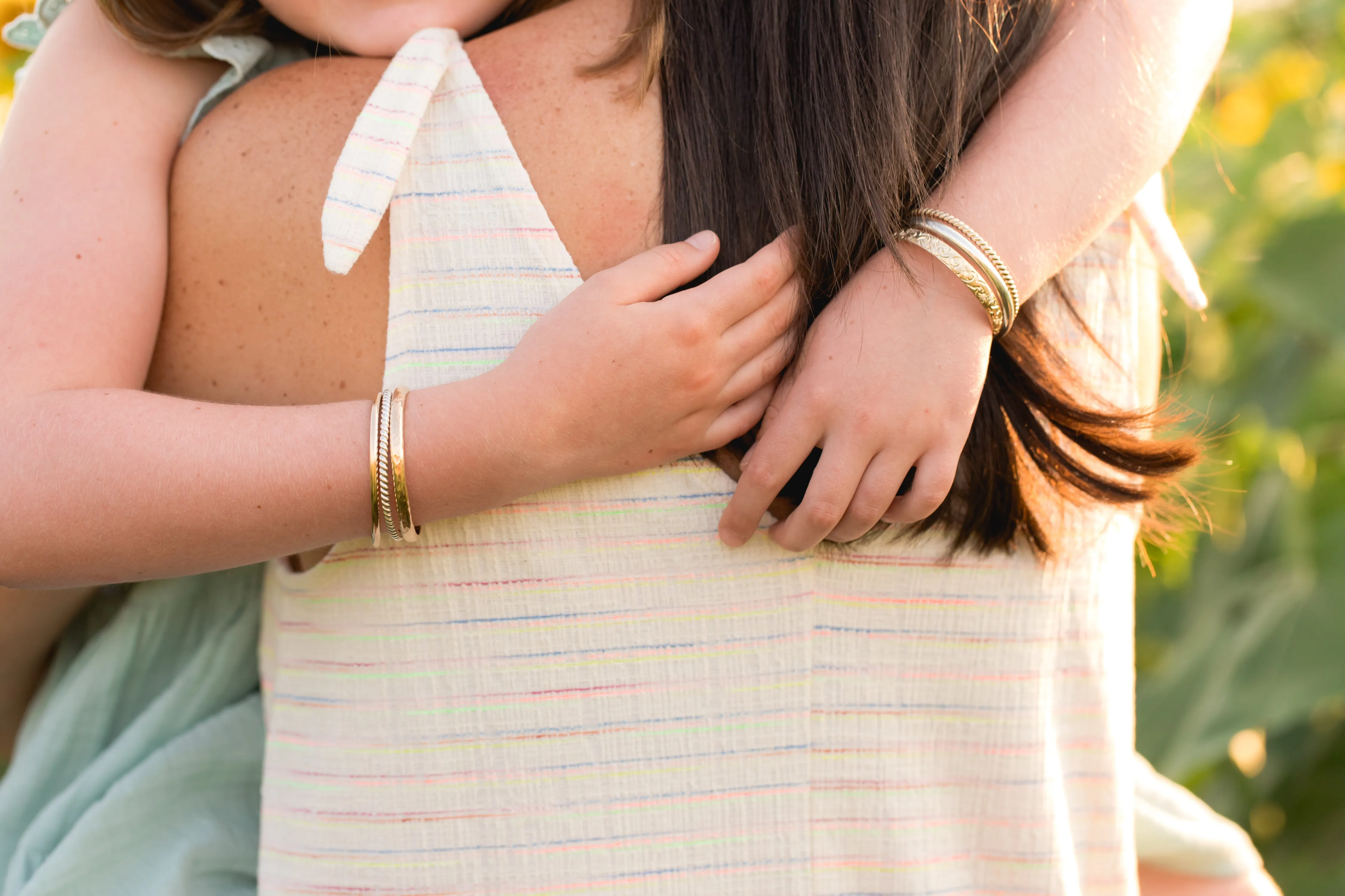 Journey Gold Bangle Cuff Bracelet