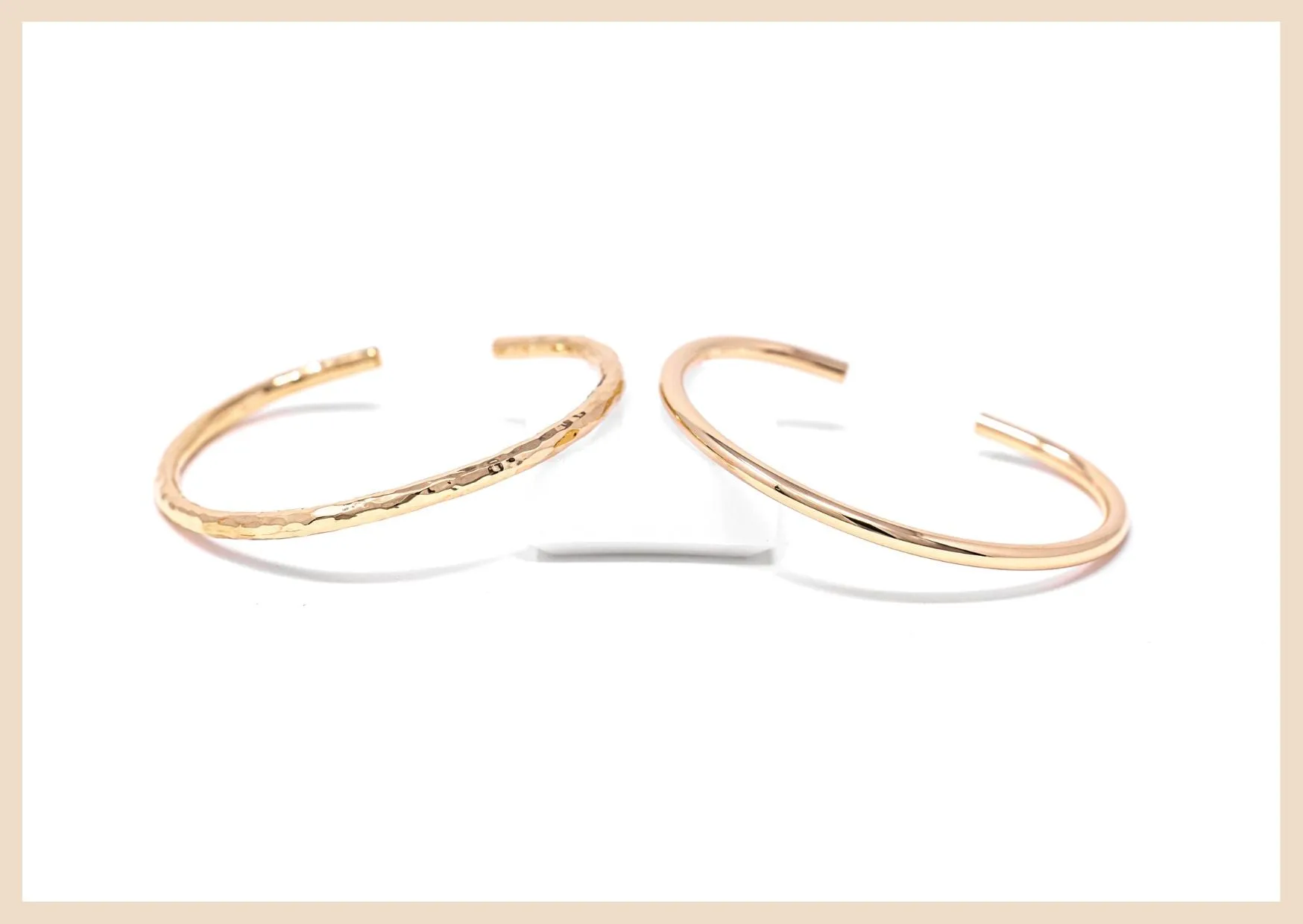 Journey Gold Bangle Cuff Bracelet