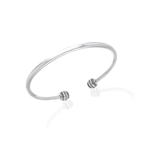 Justify For Bead Sterling Silver Cuff Bracelet TBA072